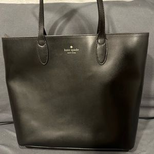 Kate Spade Smooth Leather Kerri Medium Tote Black